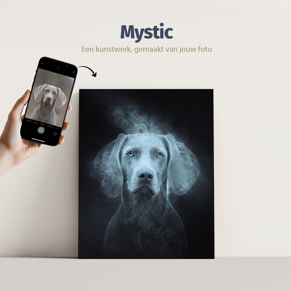 Mystic - Pets & Pictures - Dierbare herinnering - Portret van je overleden huisdier. Hond, kat, paard, konijn, cavia of ander dier.