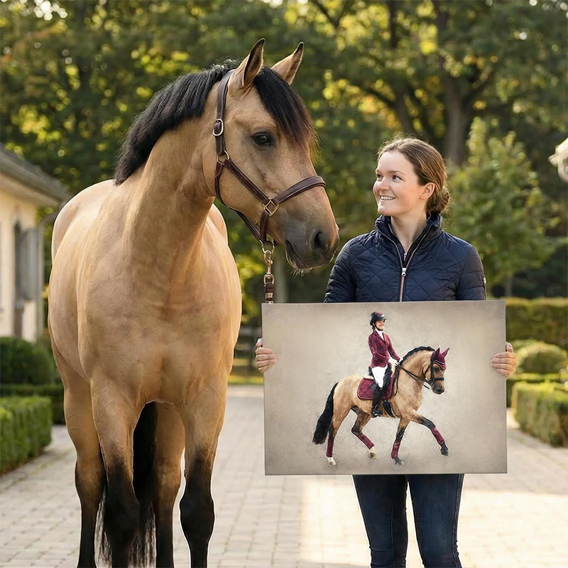 Pets & Pictures Watercolor paardenportret